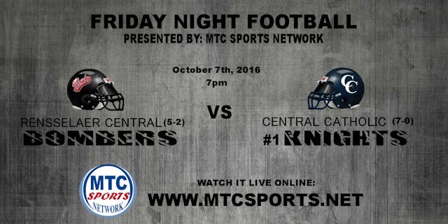 2016 FB Rensselaer Central at Central...