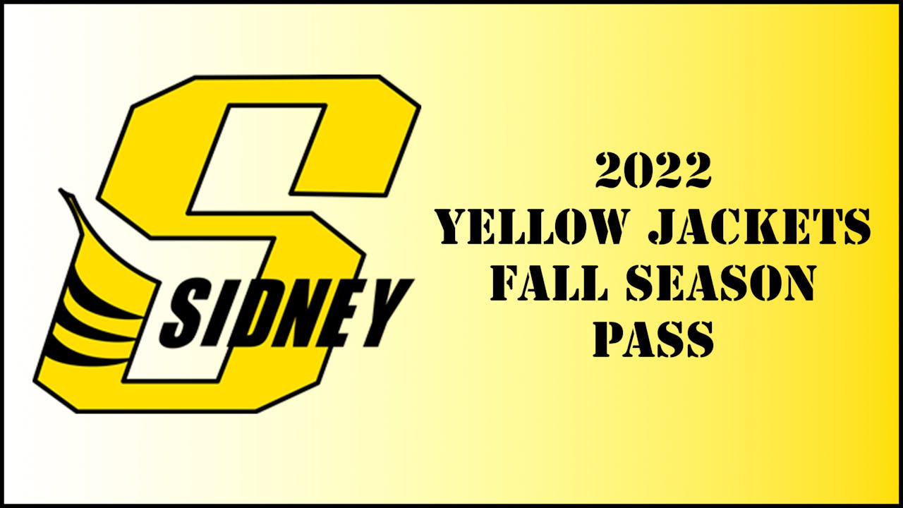 2022 Sidney Yellow Jackets Fall Sports Pass