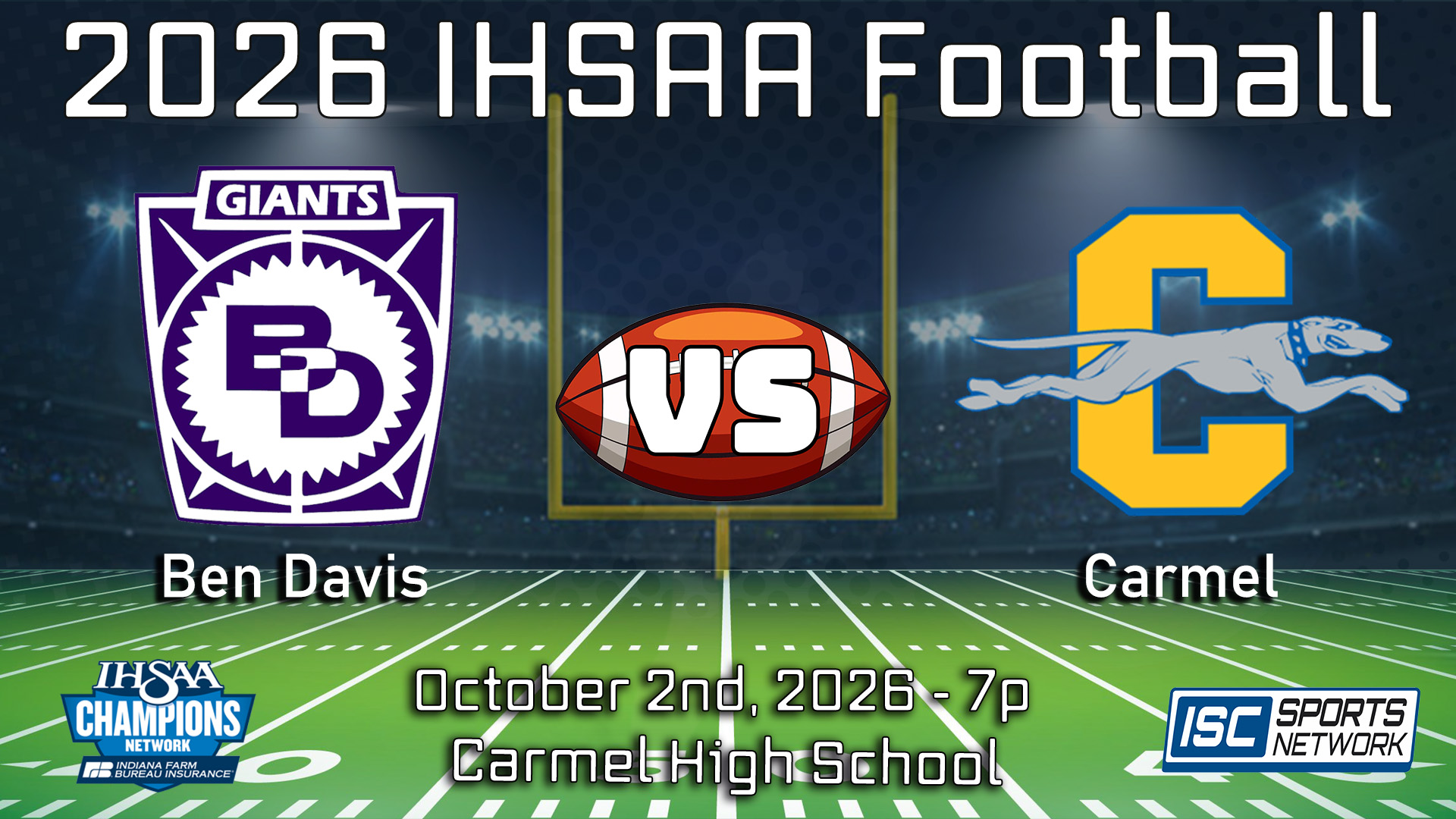 2026 FB Ben Davis at Carmel