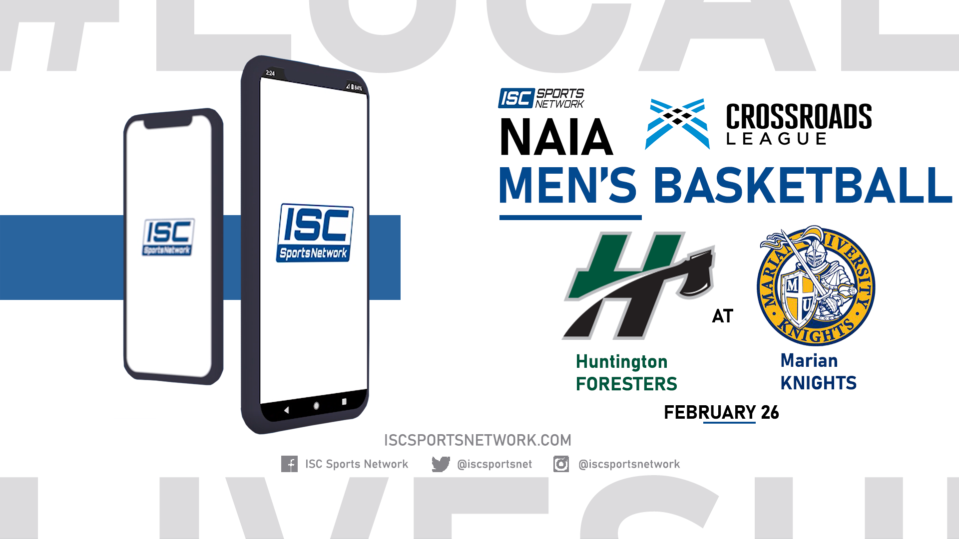 2022 MBB Huntington at Marian 2/26