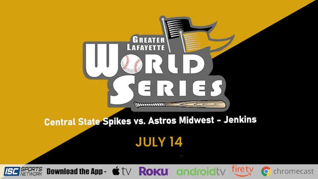 2023 GLWS BSB Central State Spikes vs. Astros Midwest - Jenkins 7/14
