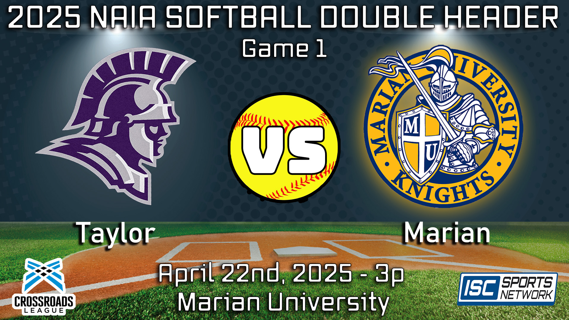 2025 SB Taylor at Marian - 04/22 (Game 1)