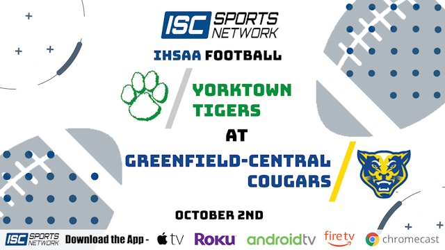 2020 FB Yorktown at Greenfield-Central