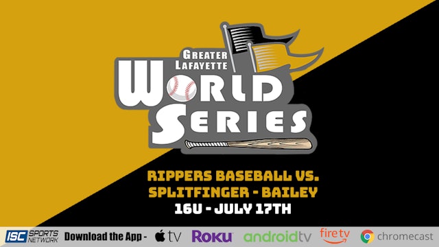 2021 GLWS BSB 16U Rippers Baseball vs Splitfinger - Bailey 7/17