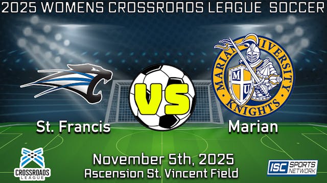 2025 WSOC St. Francis at Marian - 11/05