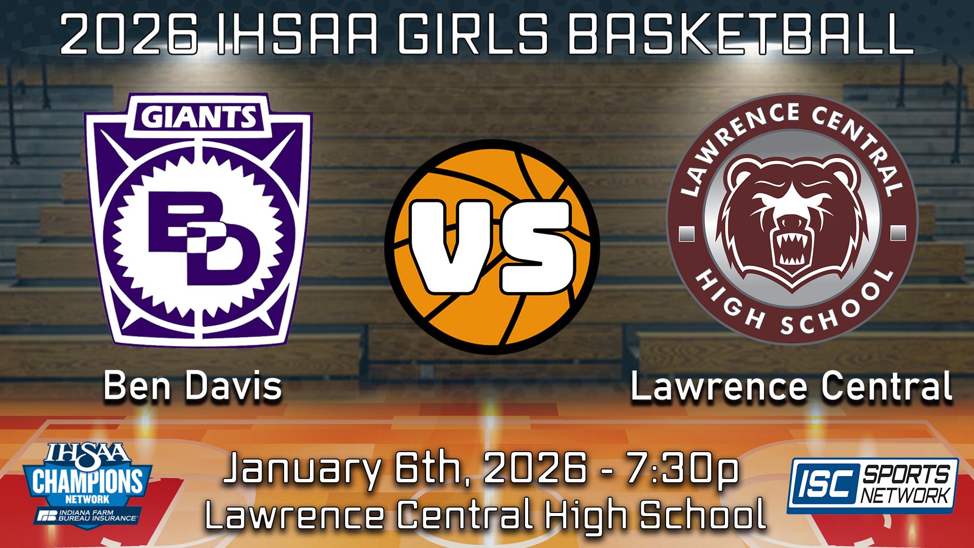 2026 GBB Ben Davis at Lawrence Central - 01/06