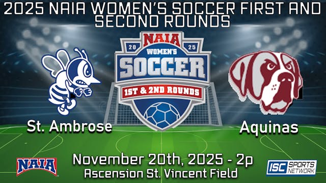 2025 WSOC St. Ambrose vs. Aquinas