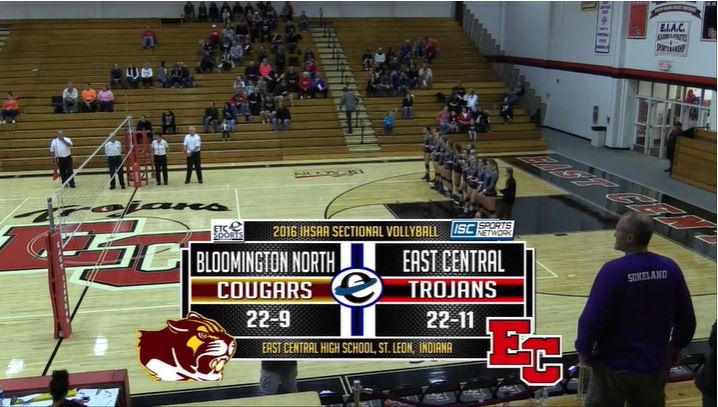 2016 IHSAA GVB Bloomington North vs East Central 10/22