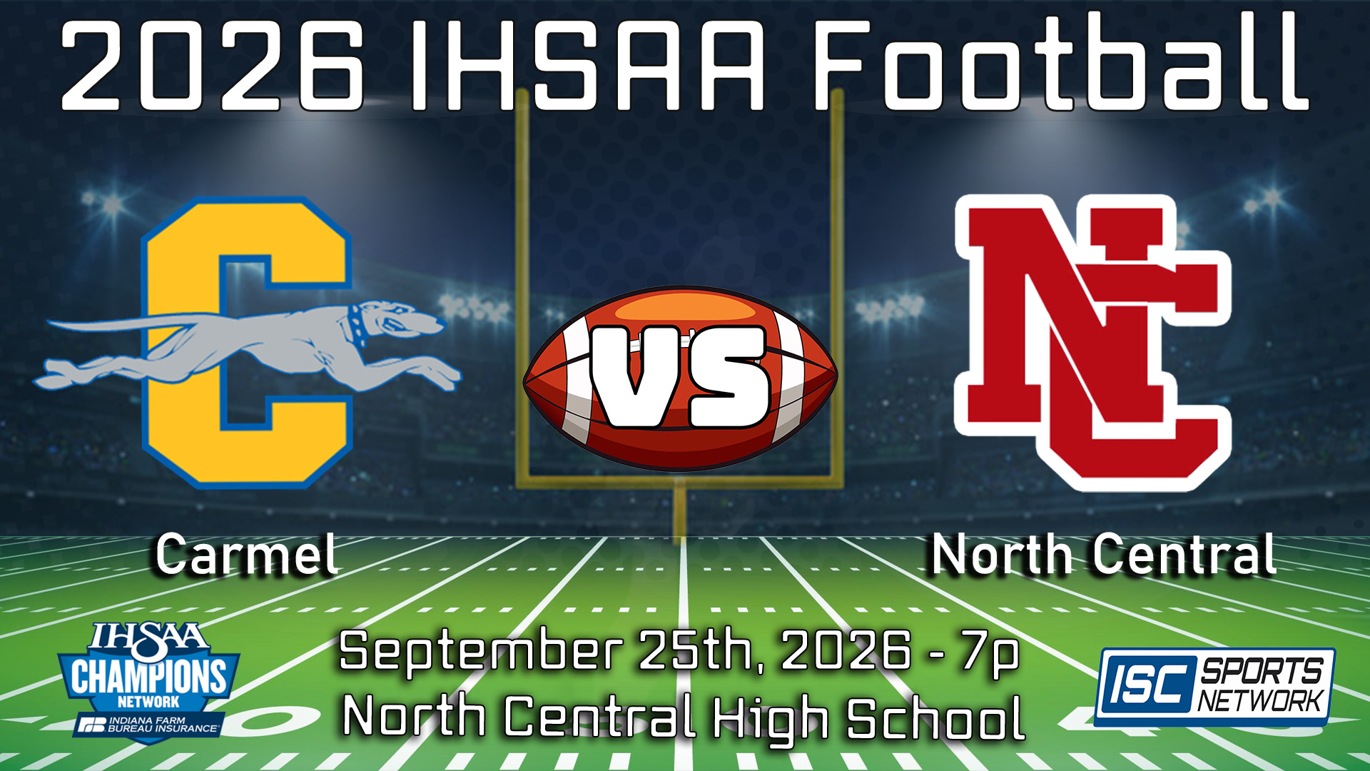 2026 FB Carmel at North Central - 09/25