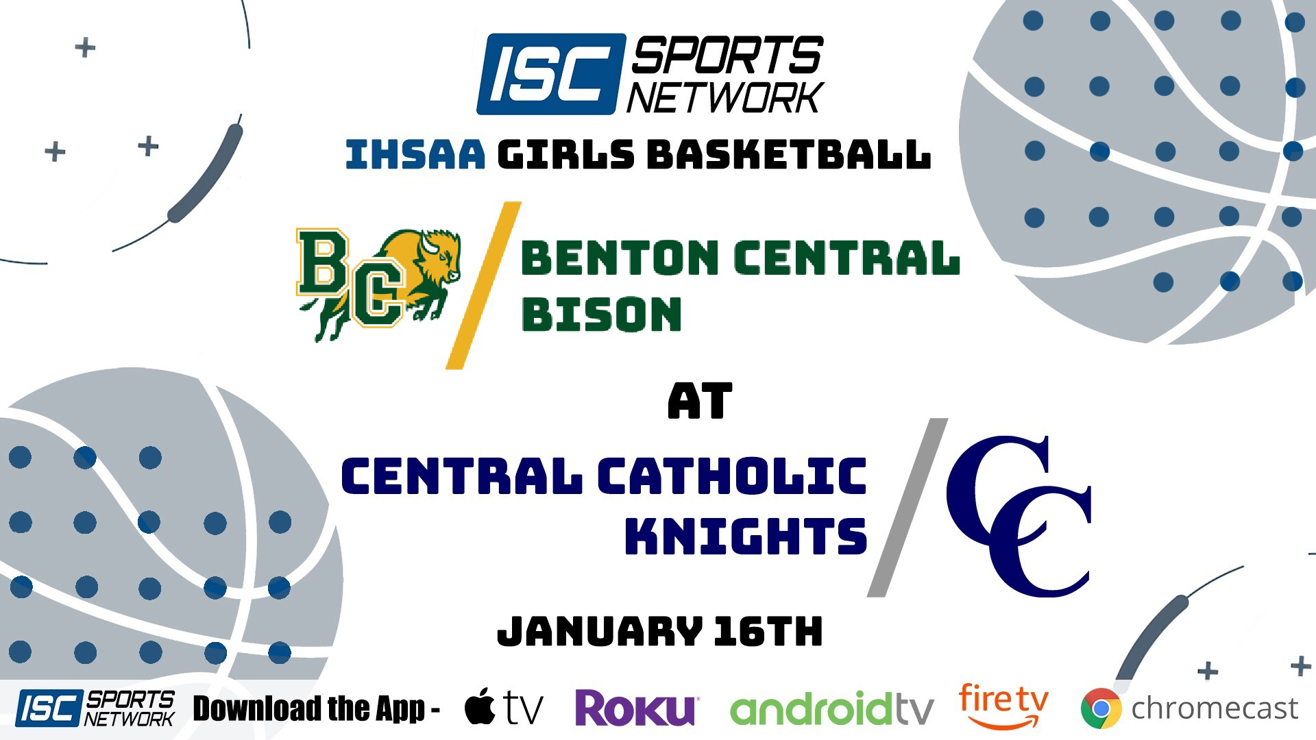 2021 GBB Benton Central at Central Catholic 1/16