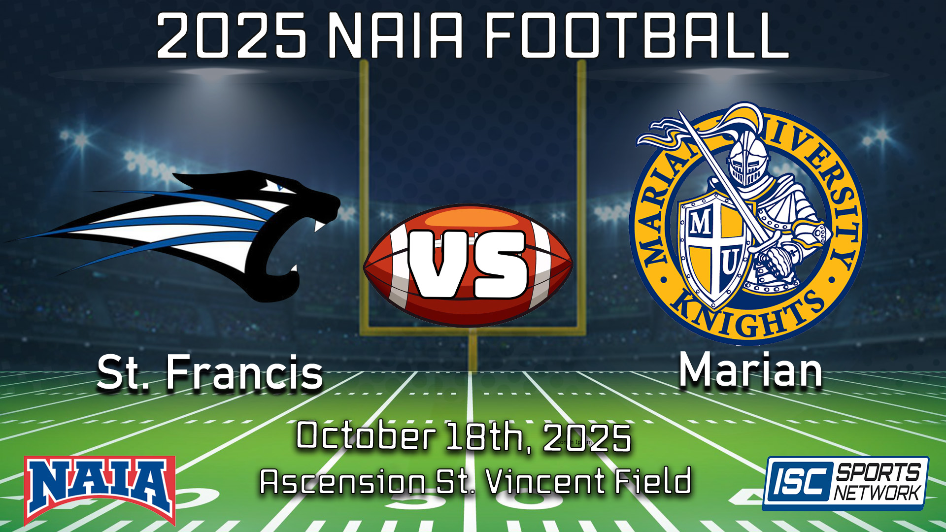 2025 CFB St. Francis at Marian 10/18