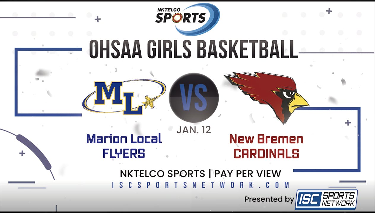 2023 GBB Marion Local at New Bremen 1/12 - 2022-23 Season - ISC Sports ...