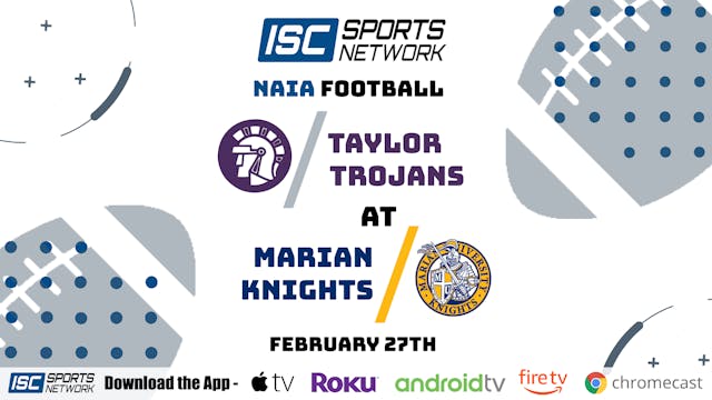 2021 CFB Taylor at Marian 2/27