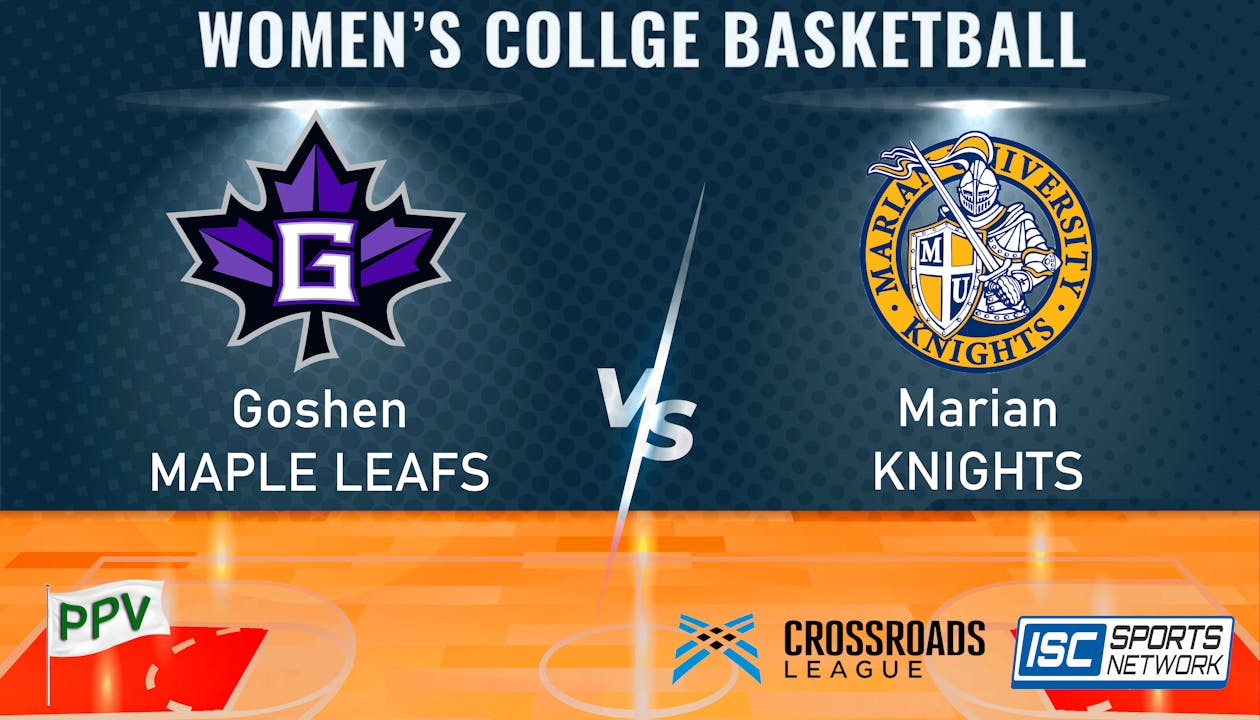 2024 WBB Goshen vs Marian 2/27 ISC Sports Network