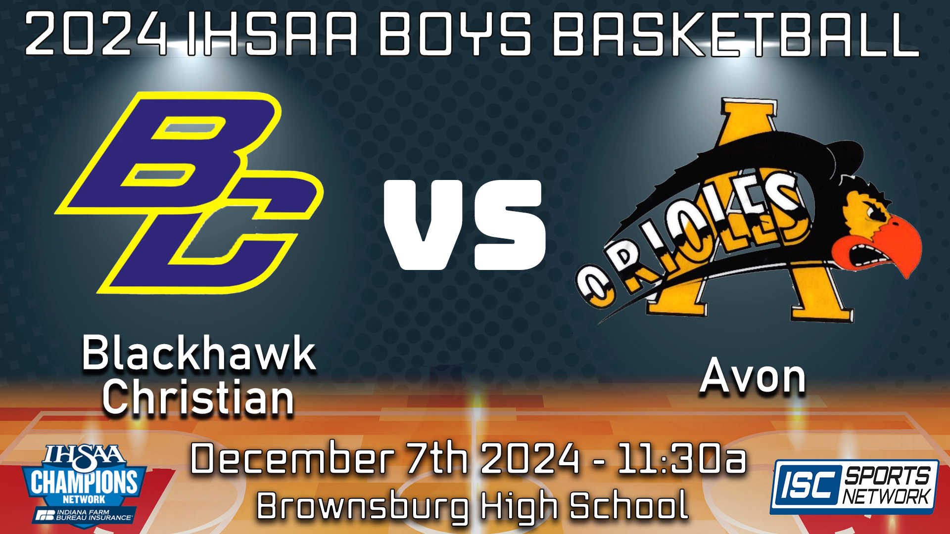 2024 SFS BBB Blackhawk Christian at Avon - 12/07