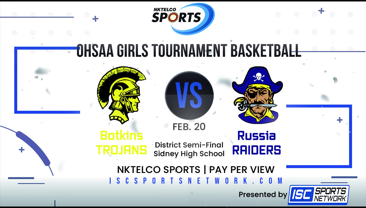 2023 OHSAA GBB Botkins vs Russia 2/20