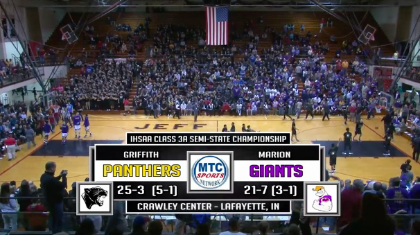2016 IHSAA BBB Griffith vs Marion