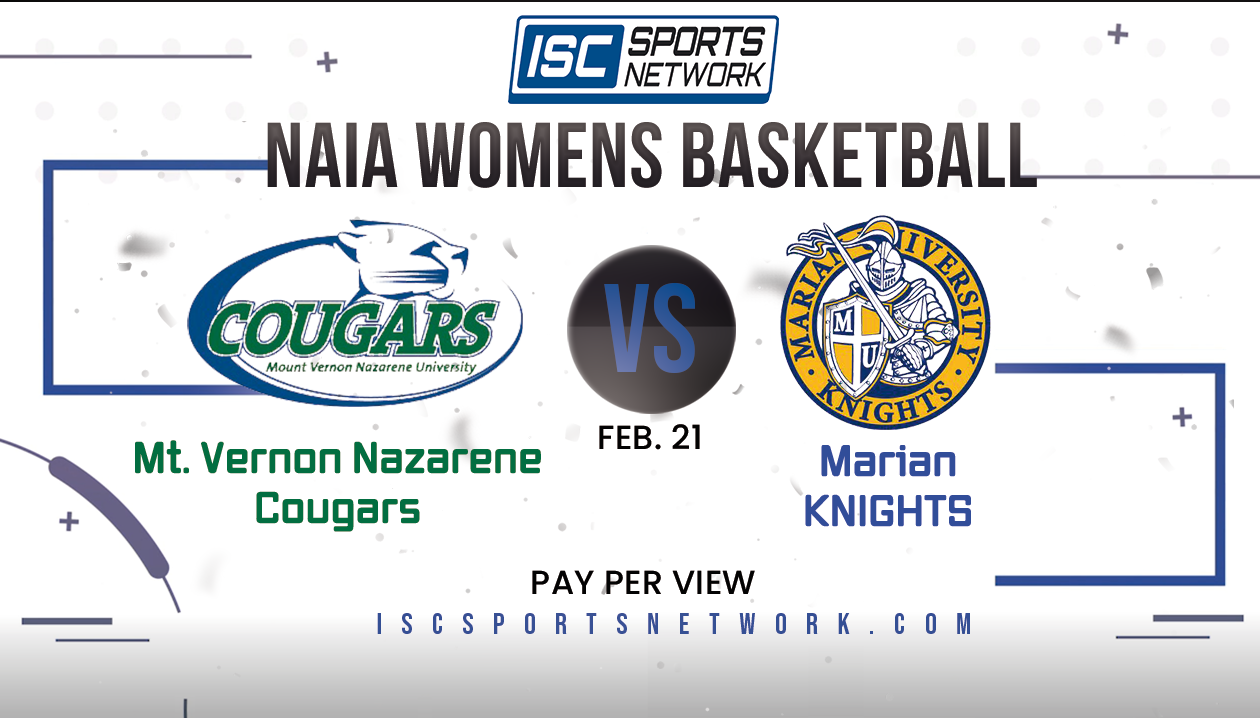 2023 WBB Mount Vernon Nazarene at Marian 2/21