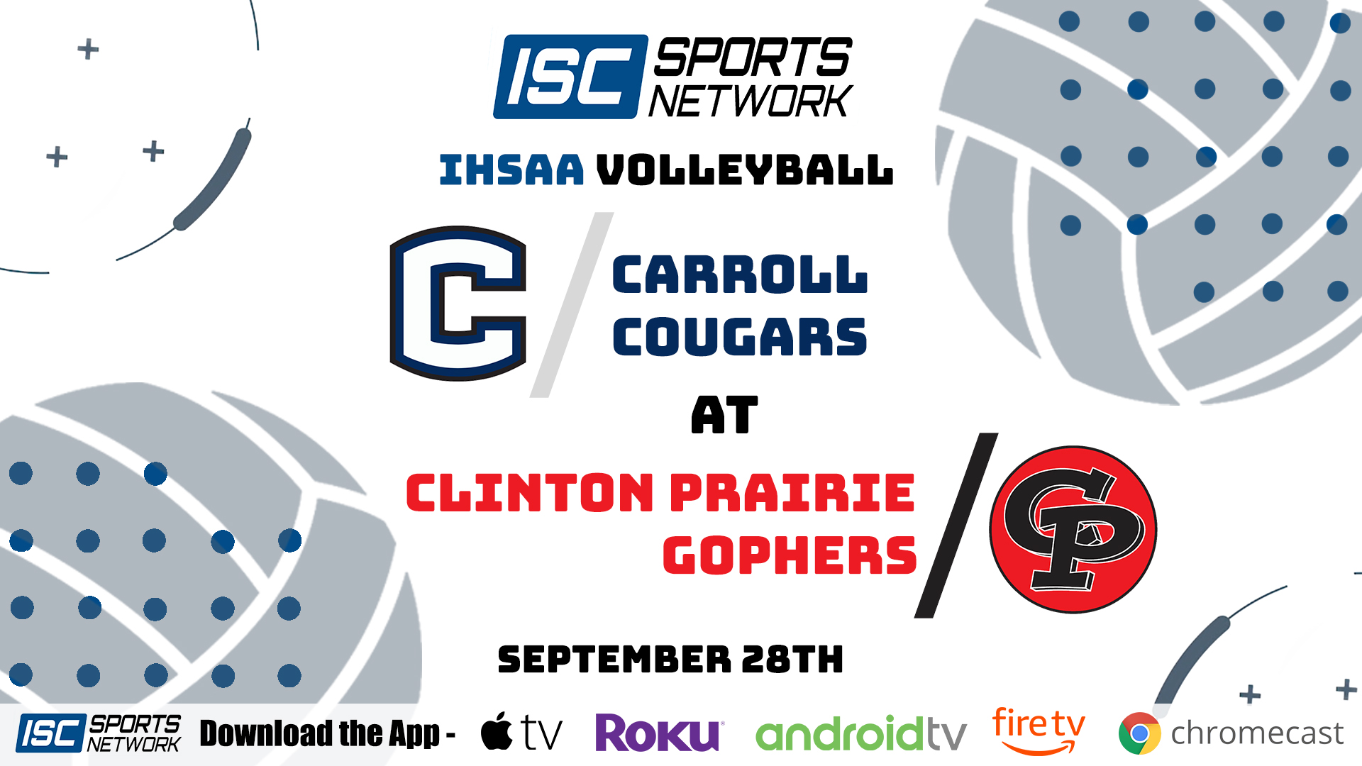 2020 GVB Carroll at Clinton Prairie 9/28