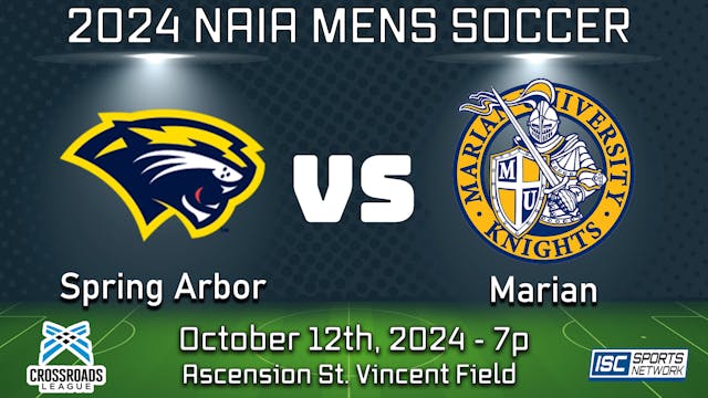 2024 MS Spring Arbor at Marian - 10/12