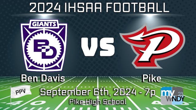 2024 FB Ben Davis at Pike - 9/6