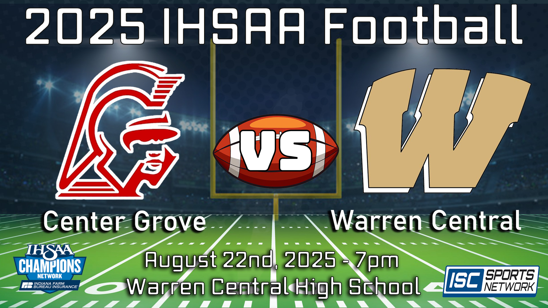 2025 FB Center Grove at Warren Central - 08/22 