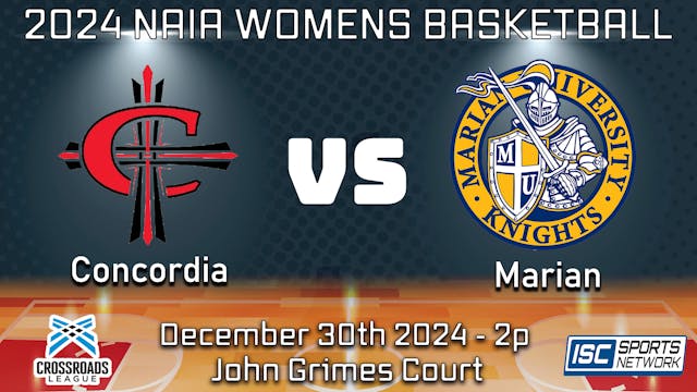 2024 WBB Concordia at Marian - 12/30