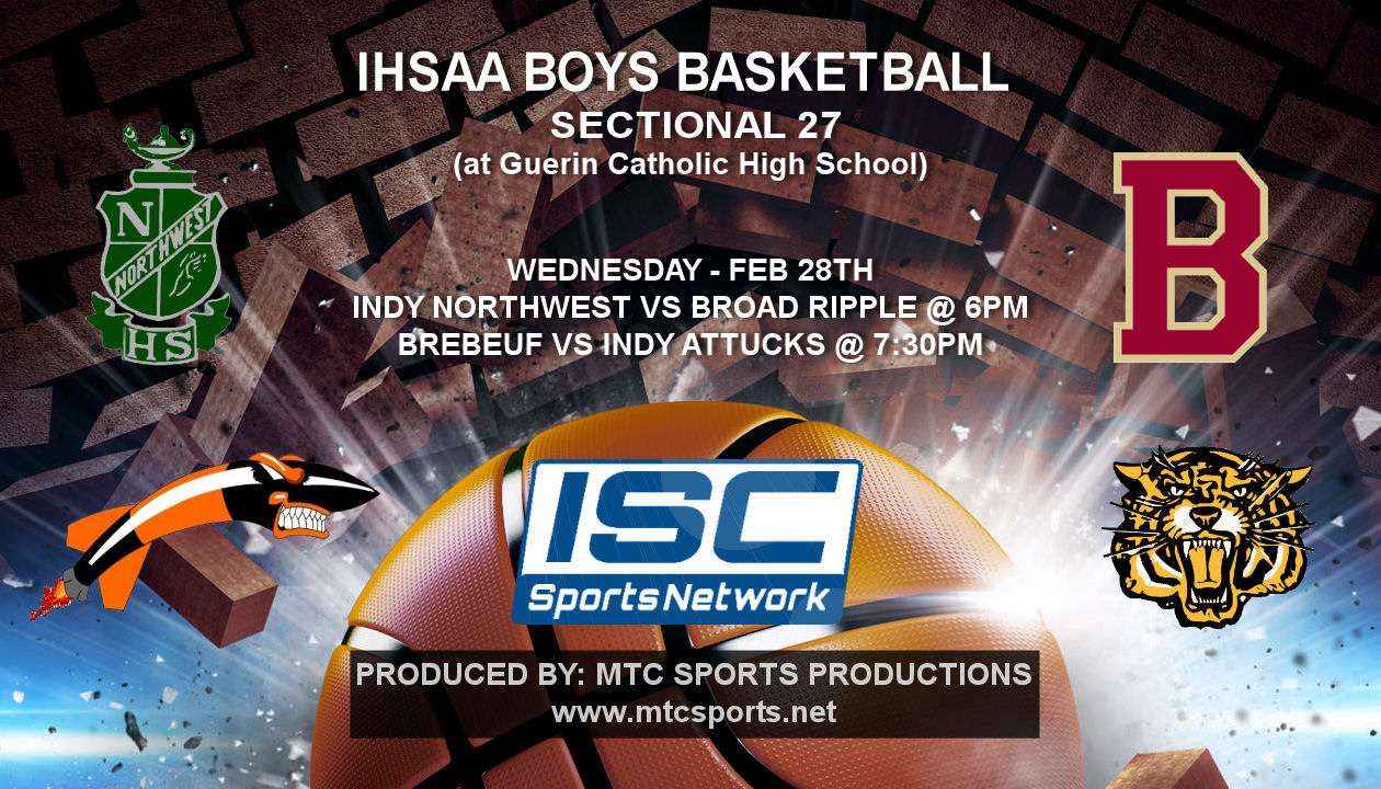 2018 IHSAA BBB Brebeuf Jesuit vs Crispus Attucks