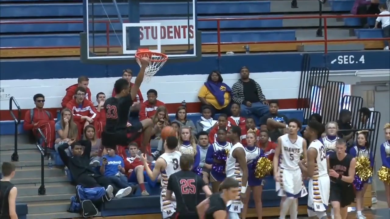 2016 Highlights Logansport's Jalen Adaway Dunk