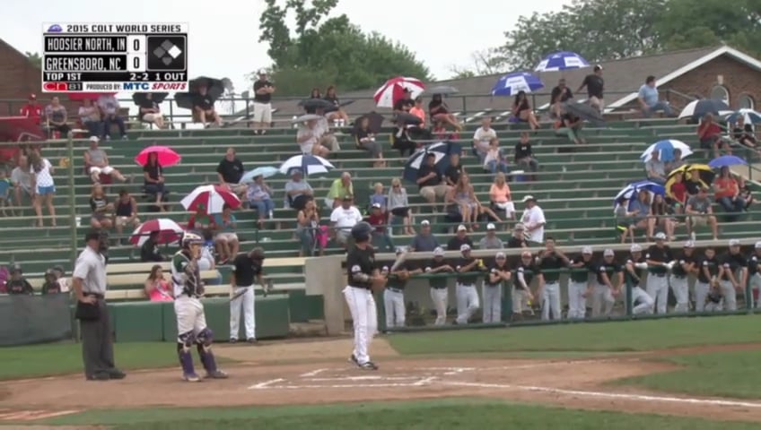 2015 CWS BSB Game 10 Hoosier North vs North Carolina