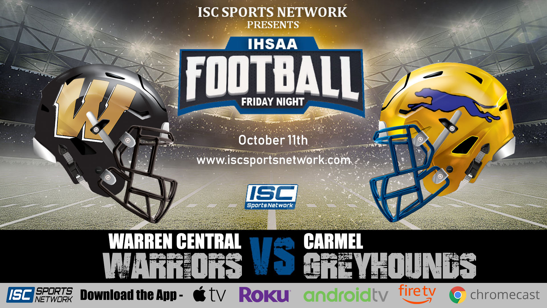 2019 FB Warren Central at Carmel