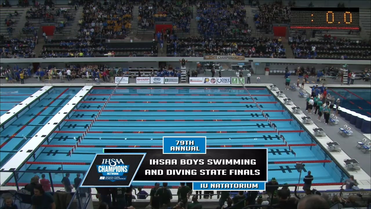 2016 IHSAA SWIM Boys Swimming and Diving State Finals 2/27