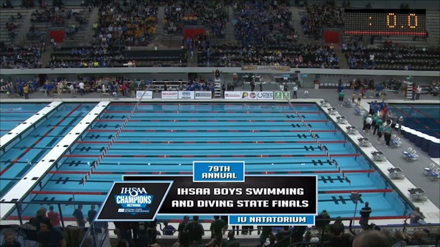 2016 IHSAA SWIM Boys Swimming and Diving State Finals 2/27