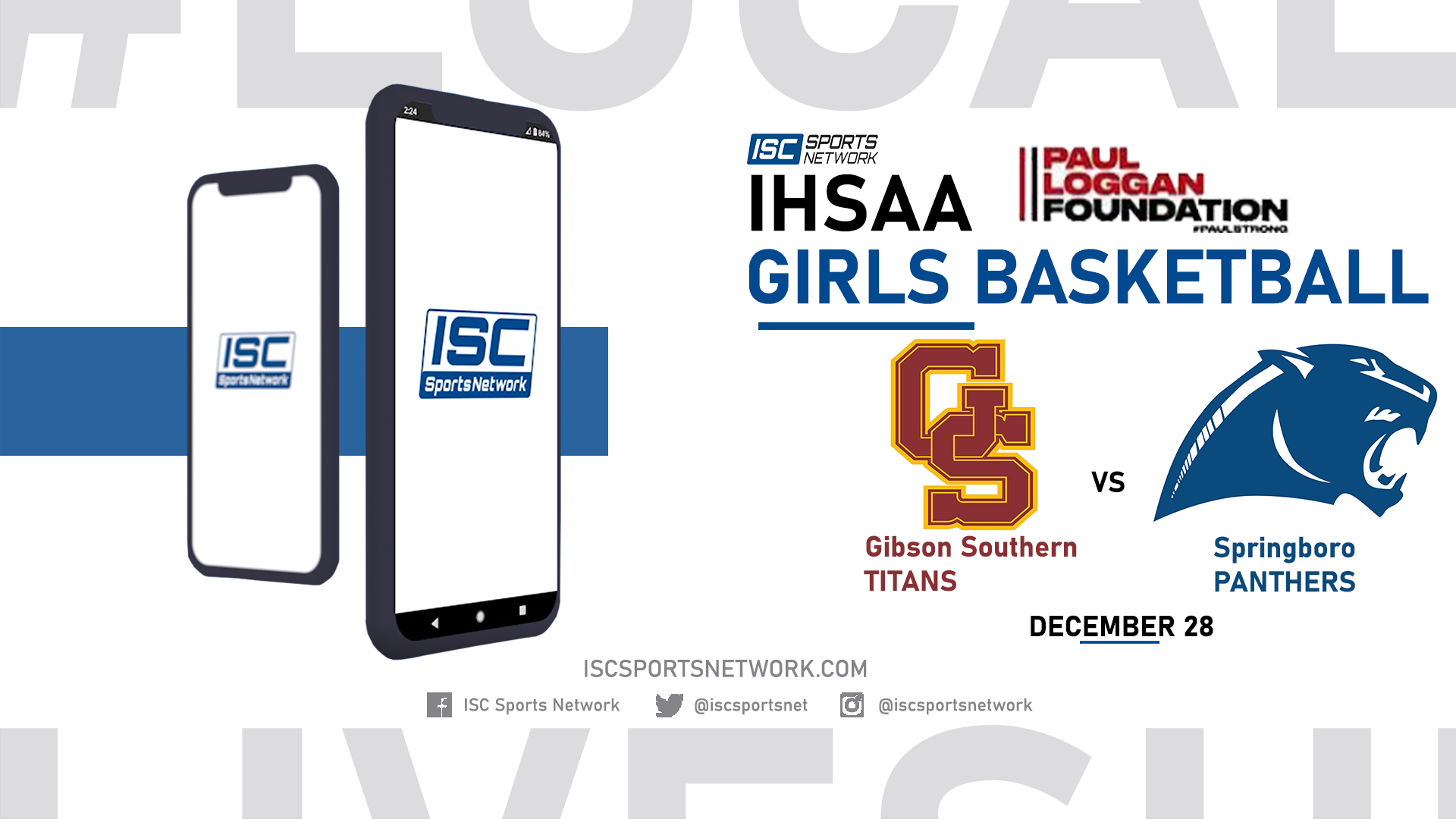 2021 PLMC GBB Springboro vs Gibson Southern 12/28