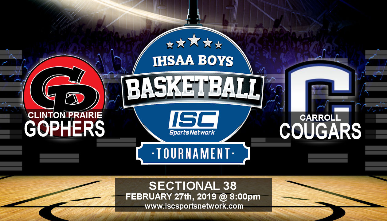 2019 IHSAA BBB Clinton Prairie vs Carroll