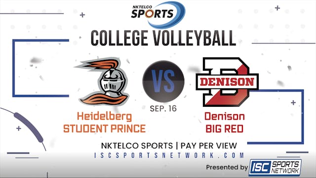 2022 WVB Heidelberg vs Denison 9/16