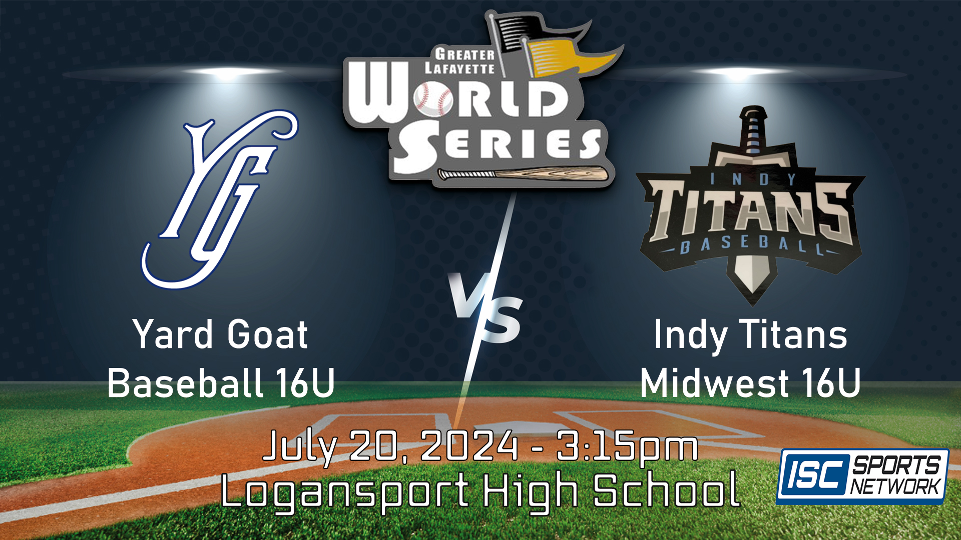 2024 GLWS BSB Yard Goat Baseball 16U vs Indy Titans Midwest 7/20