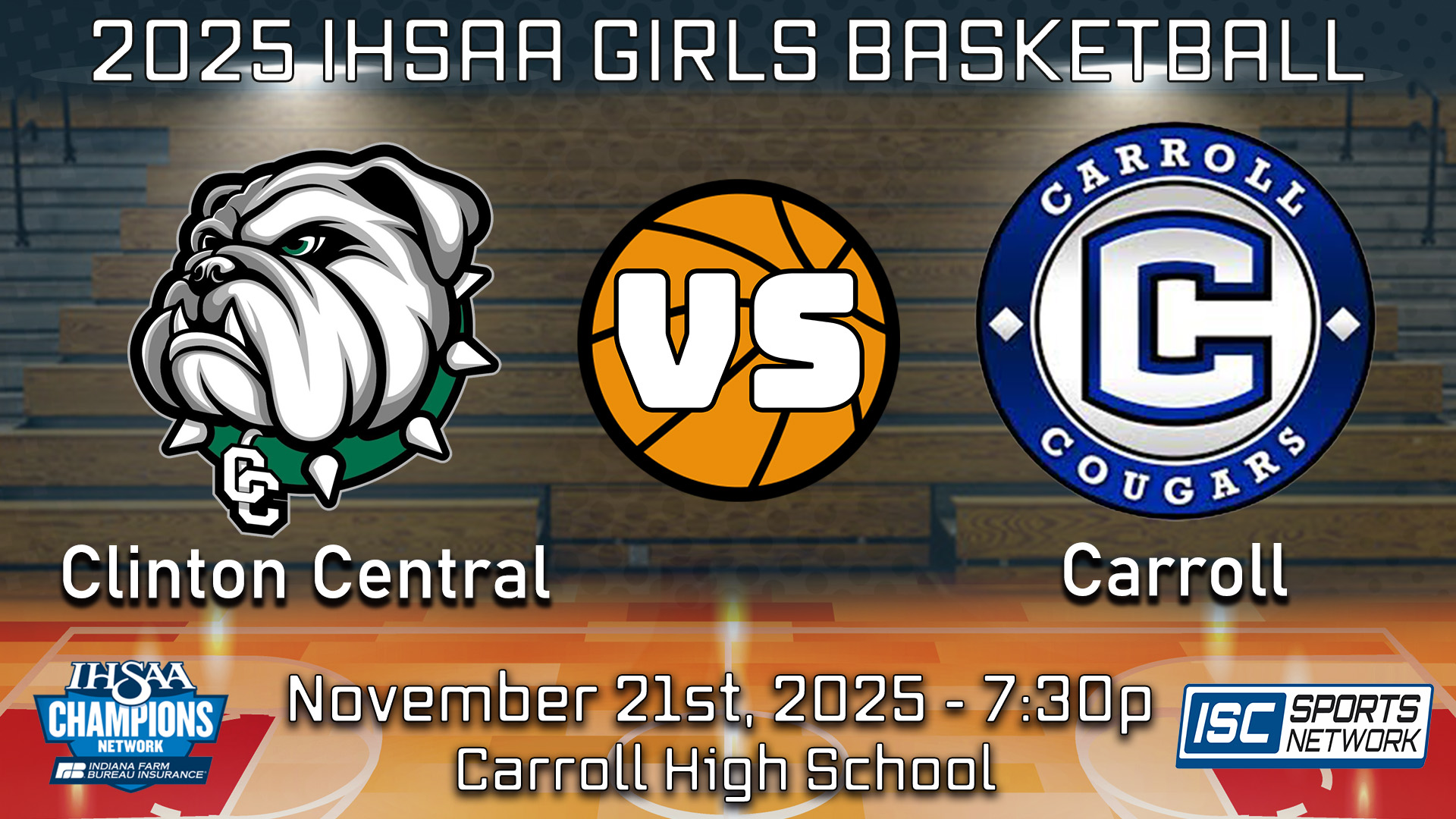2025 GBB Clinton Central at Carroll - 11/21