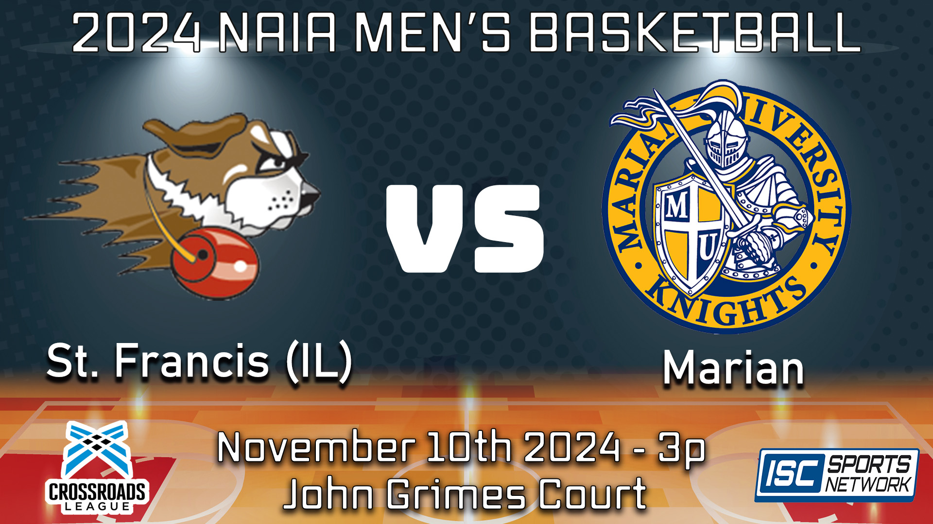 2024 MBB Saint Francis (IL) at Marian - 11/10