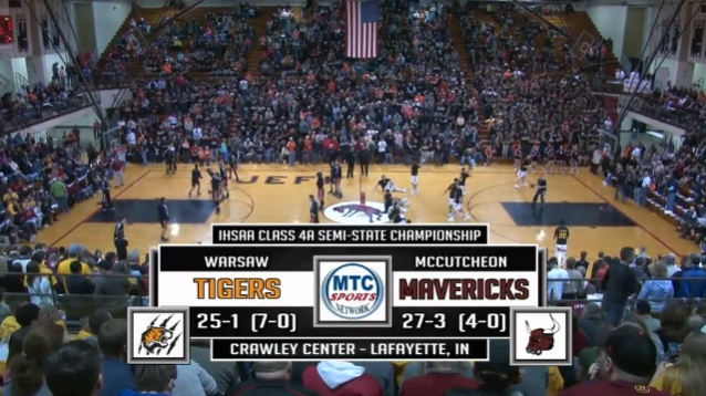 2016 IHSAA BBB Warsaw vs McCutcheon