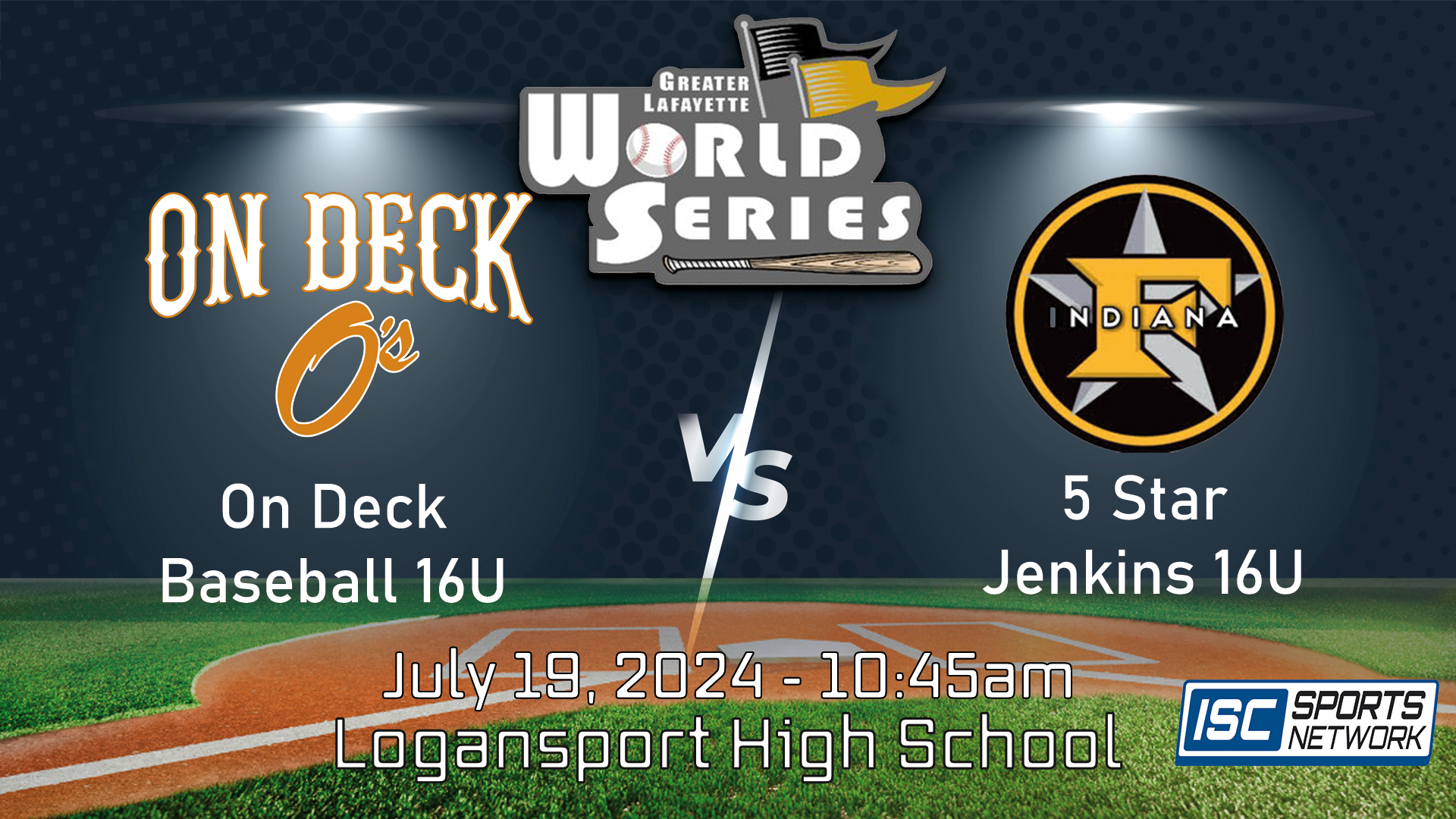 2024 GLWS BSB On Deck 16U vs 5 Star Jenkins 16U 7/19
