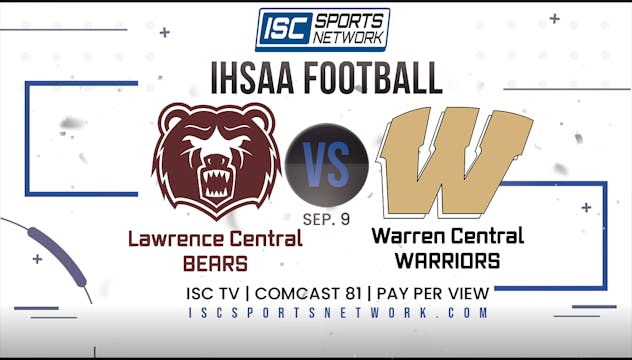 2022 FB Lawrence Central at Warren Ce...