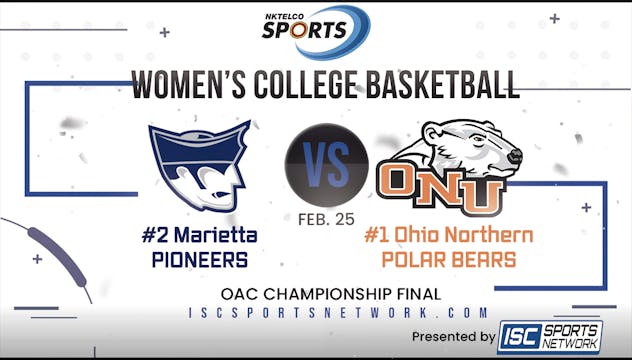 2023 WBB Marietta at Ohio Northern 2/25
