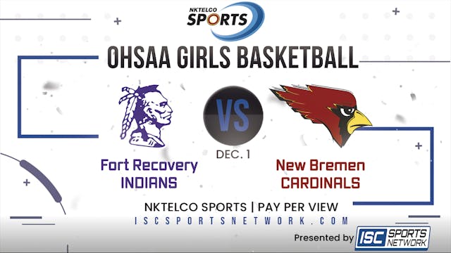 2022 GBB Fort Recovery at New Bremen 12/1