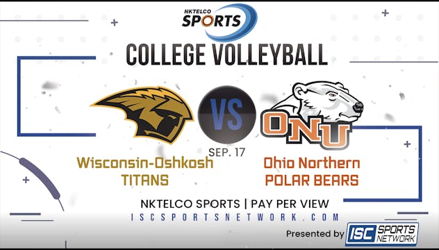 2022 WVB Wisconsin-Oshkosh at Ohio No...