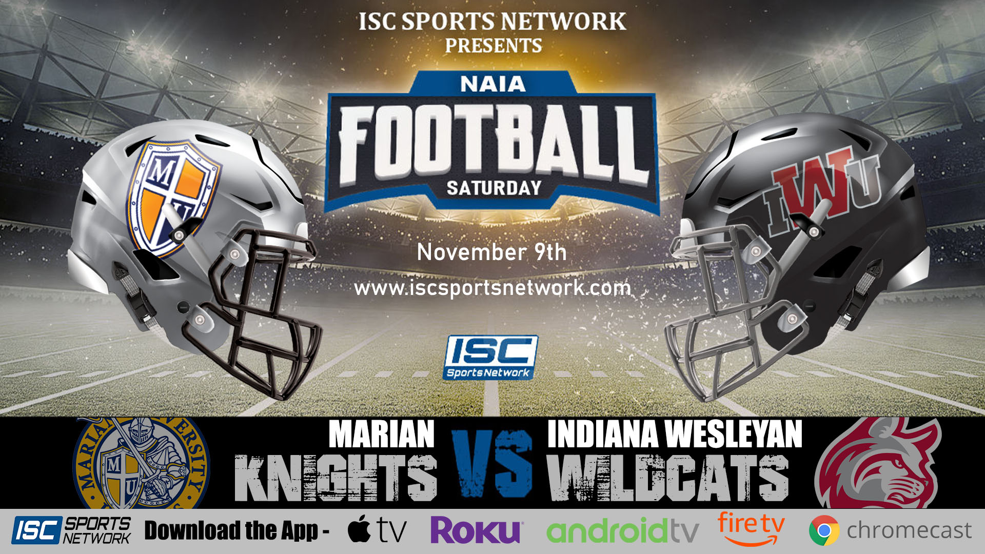 2019 CFB Marian at Indiana Wesleyan