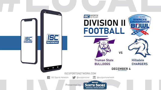 2021 NCAA CFB Truman State vs Hillsda...
