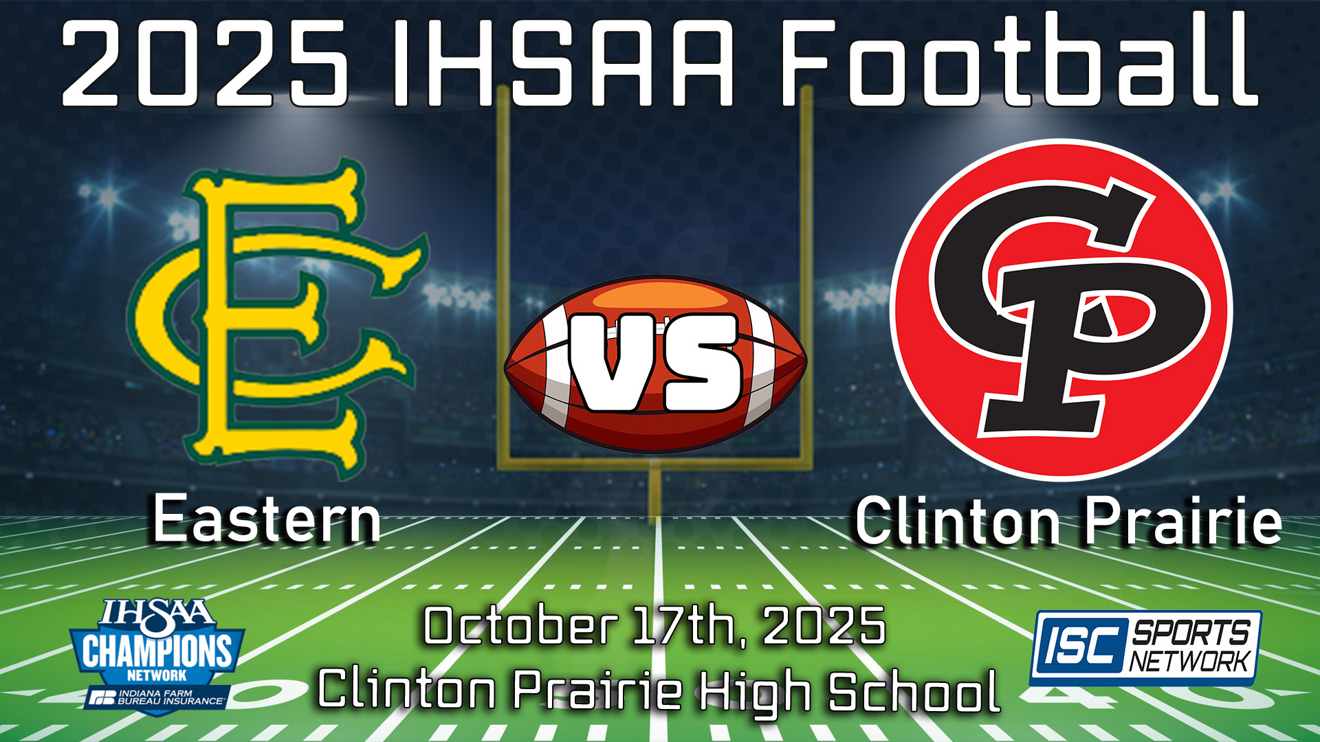 2025 FB Eastern at Clinton Prairie - 10/17