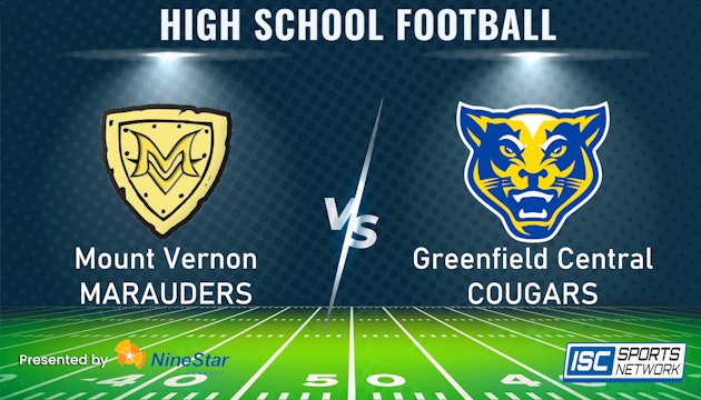 2023 FB Mount Vernon at Greenfield Central 9/1