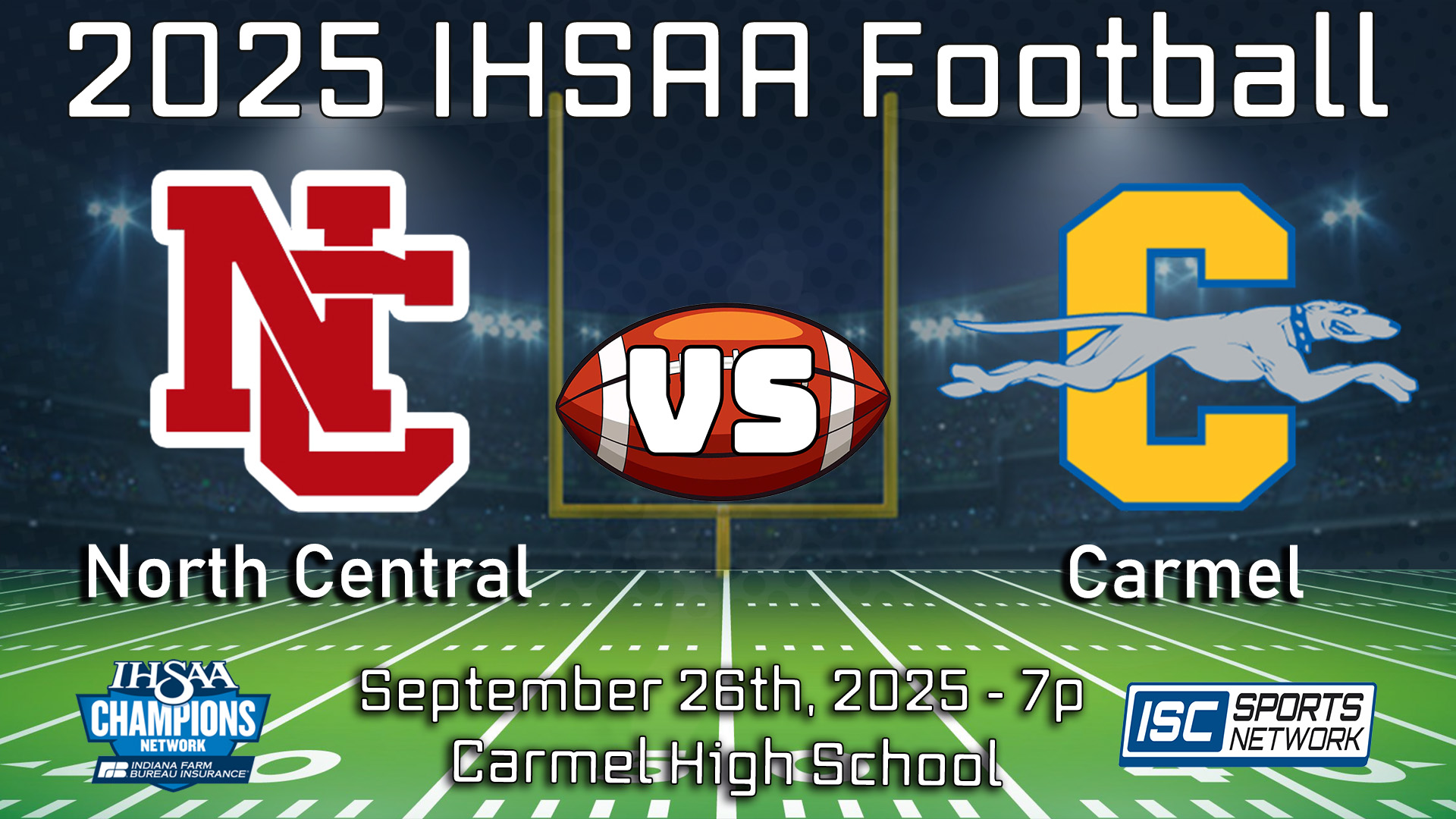 2025 FB North Central at Carmel 09/26